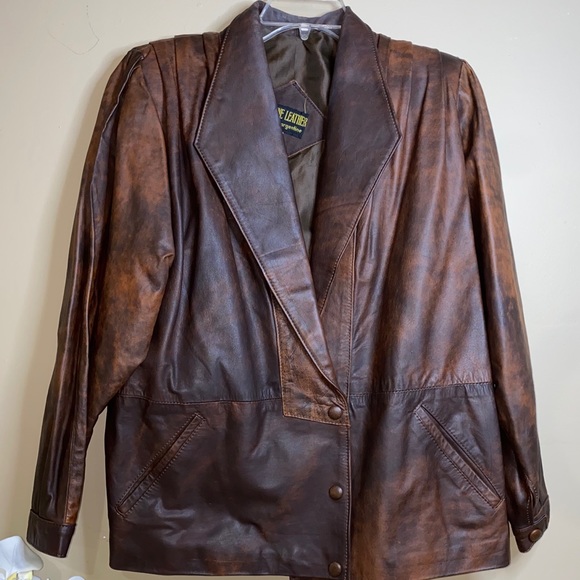 GENUINE LEATHER Argentina Jacket sz 44 (L) - Picture 1 of 6